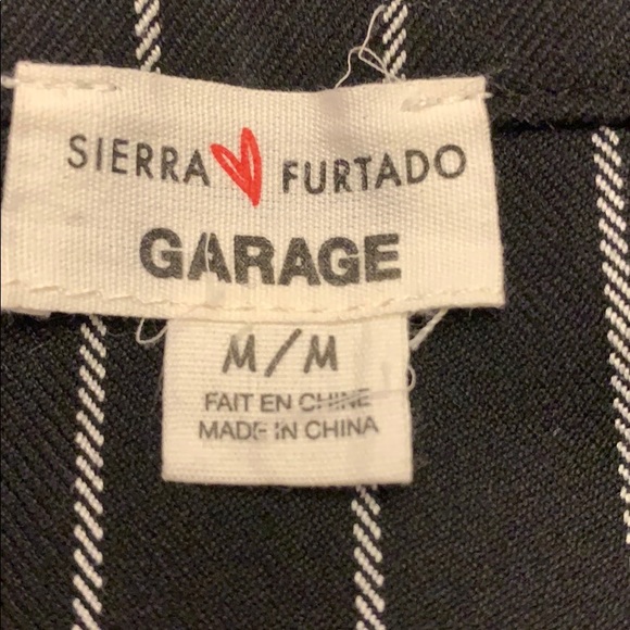 Striped garage mini skirt - Picture 3 of 3